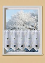 Edler Kurzstore mit Plauener Stickerei 