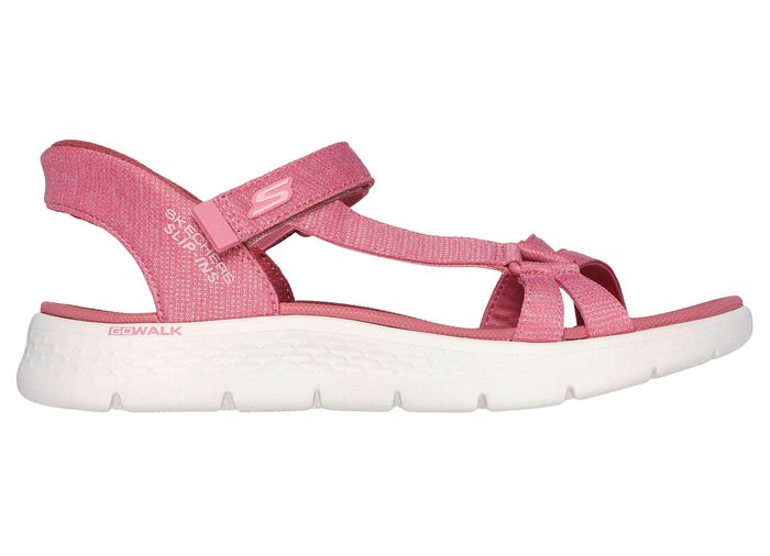 SKECHERS, sportliche Damen-Sandalen, mit geformter Slip-Ins Fersenplatte MAUVE