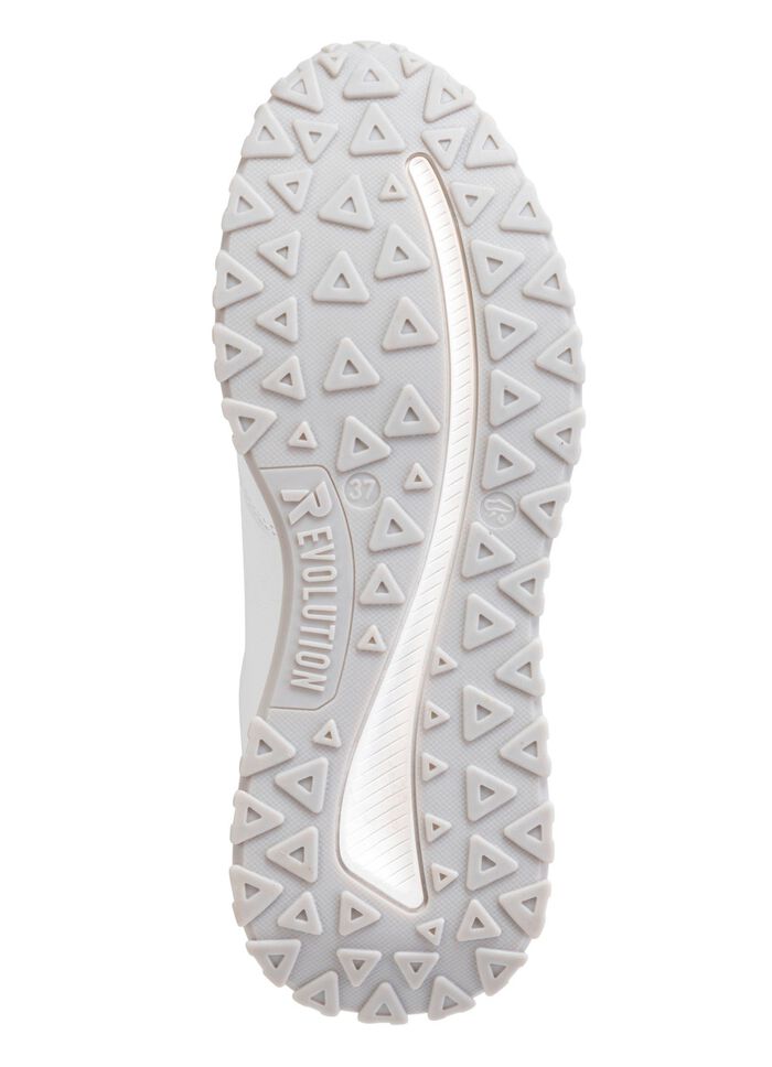 Sneaker aus Nappaleder WEISS