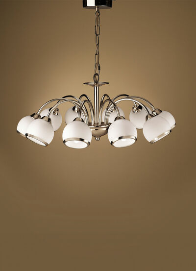 LED-Leuchten mit Gestell aus lackiertem Eisen 