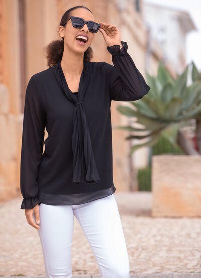 Tunika mit Bindeschluppe 