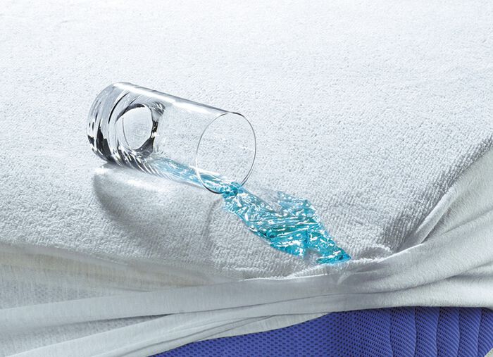 Antibakterielles Inkontinenz-Spannbetttuch aus 100% Baumwolle ROS&Eacute;