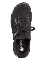 Rieker Sneaker aus schattiertem Synthetik und Textil SCHWARZ