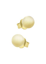 Kleine aber feine Kugel-Ohrstecker aus Titan 