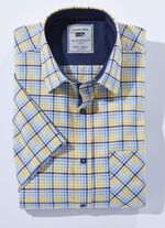 Kariertes "Milano Italy"-Hemd in 4 Farben 