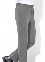  "Klaus Modelle"-Schlupfhose in 3 Farben MITTELGRAU MELIERT