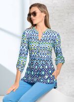 Shirt-Tunika mit krempelbaren &Auml;rmeln 