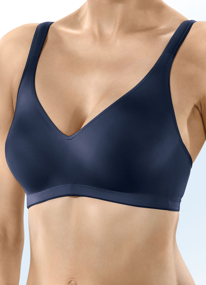 Zweierpack BH von Naturana 1X MARINE, 1X WEISS