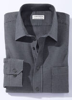 Hemd in 4 Farben mit Brusttasche DUNKELGRAU