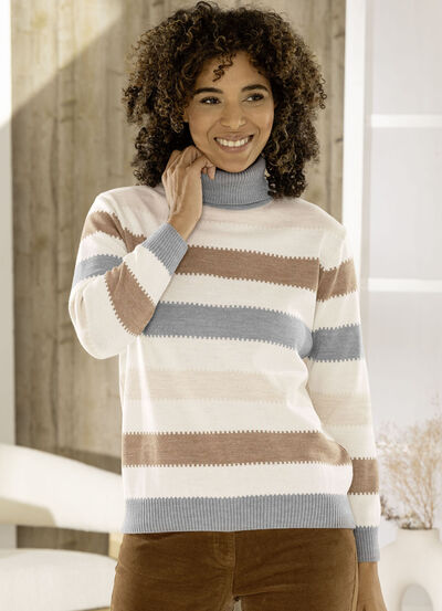 Pullover mit Schurwolle  Pullover mit Schurwolle