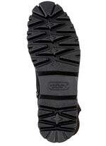 Waldl&auml;ufer Stiefelette mit kuscheligem Kragen aus Lammfell SCHWARZ