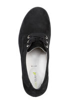 Waldl&auml;ufer, bequemer Damen-Trotteur, Weite H, mit herausnehmbarem Fu&szlig;bett SCHWARZ