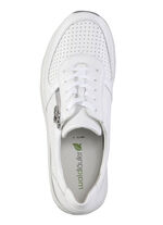 Waldläufer, sportliche Damen-Sneaker, Weite H, mit herausnehmbarem Fußbett WEISS