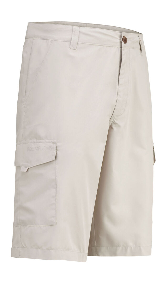 Bermudas mit Cargotaschen in 3 Farben BEIGE