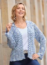 Strickjacke mit tollem Farbverlauf 