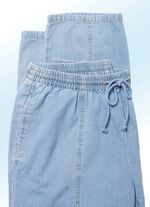 Schlupfjeans mit Gummibund und Kordelzug in 4 Farben 