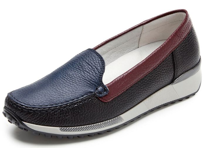 Waldl&auml;ufer Mokassin-Slipper aus edlem, weichem Hirsch-Nappaleder 