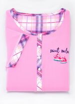 Zweierpack Nachthemden aus nachhaltigem Baumwollanbau mit Knopfleiste 