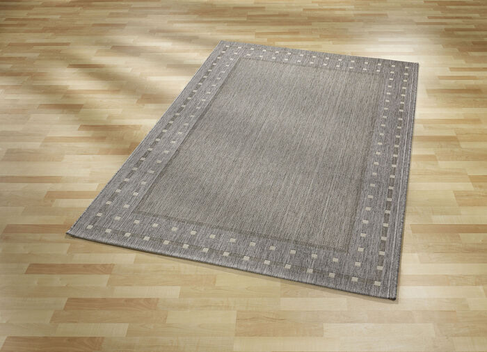 Strapazierf&auml;hige Br&uuml;cken und Teppiche HELLGRAU