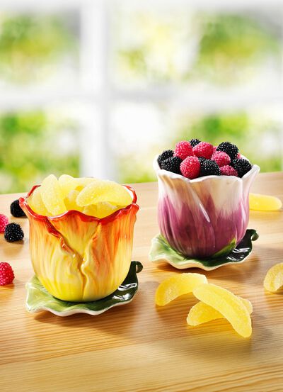 HARIBO s&uuml;&szlig;e Blument&ouml;pfe im 2er-Set 