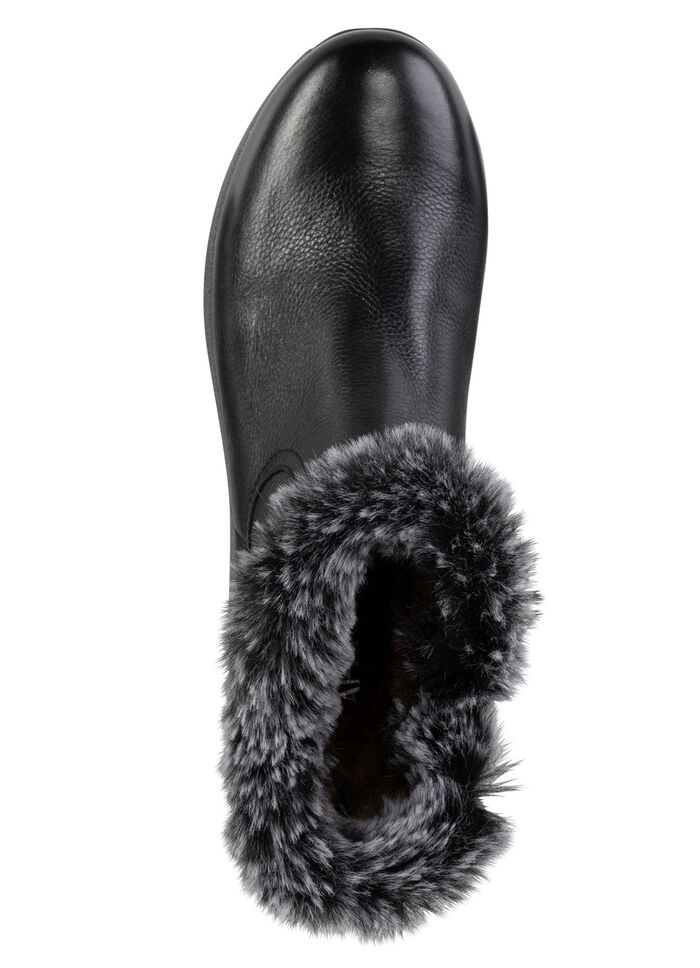 Caprice, gef&uuml;tterte Damen-Stiefeletten, Winterschuhe, Weite H, mit herausnehmbarem Fu&szlig;bett 