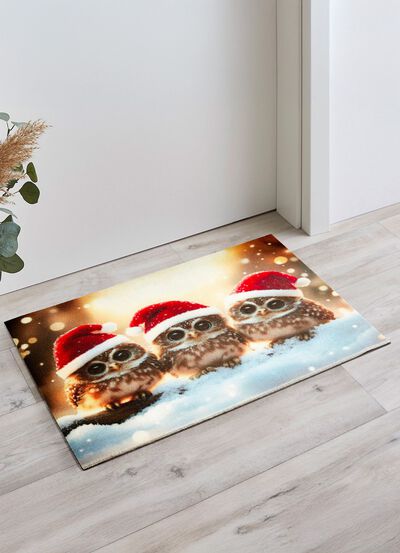 Fu&szlig;matte mit rutschhemmender Gummi-R&uuml;ckseite 