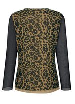 Shirt mit Netz-Jersey 