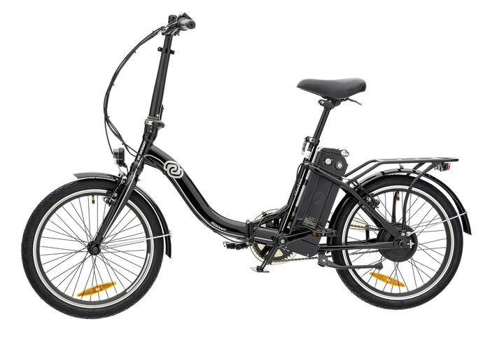 Falt-E-Bike von Verocraft mit Stahl-Faltrahmen SCHWARZ