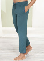 Zweierpack Schlaf- und Freizeithosen, lang, mit Durchzugsband und Seitentaschen PETROL/ANTHRAZIT