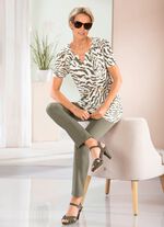 Longshirt mit dezenter Kr&auml;uselung 