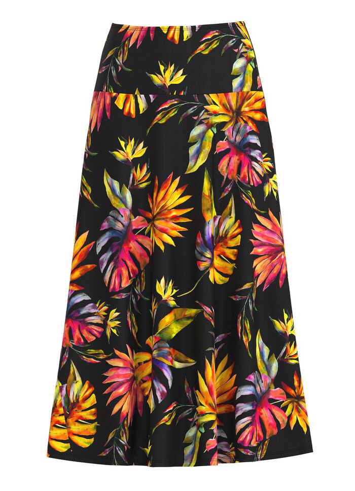 Rock mit farbbrillantem Druck 