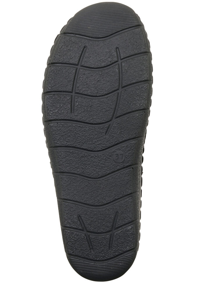 ELENA EDEN, bequeme Damen-Pantoletten, Weite H, mit herausnehmbarem Fußbett BRAUN-BORDEAUX