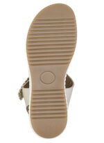 ELENA EDEN, bequeme Damen-Sandalen, Weite H, mit herausnehmbarem Fußbett BEIGE