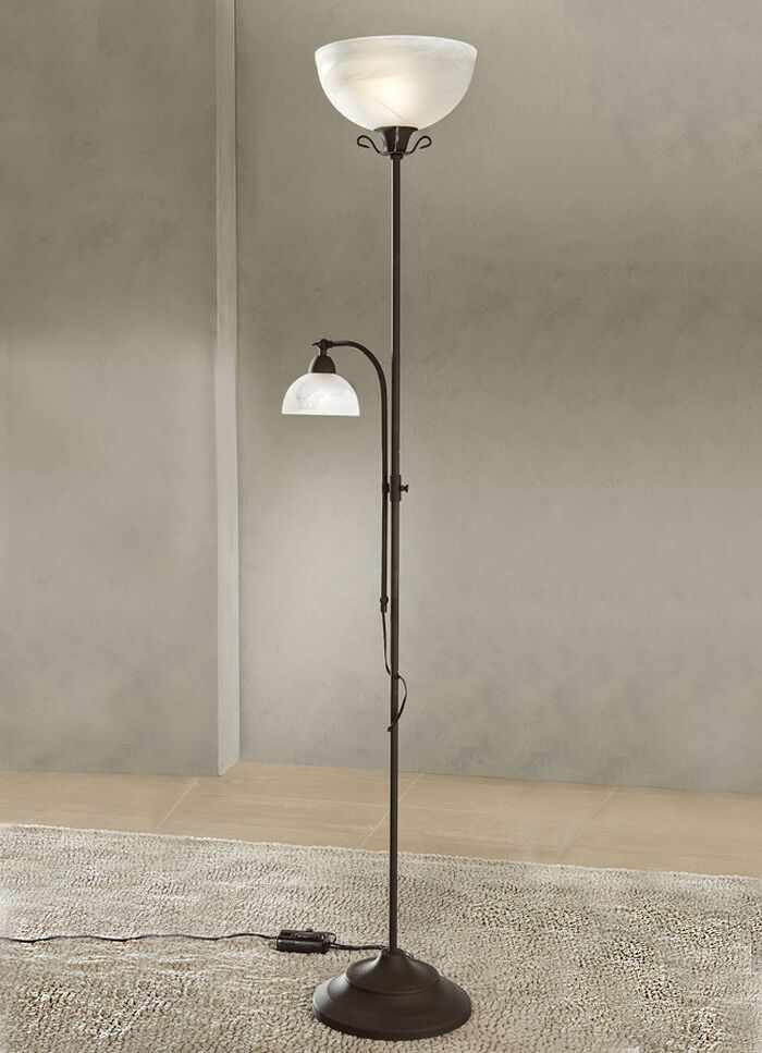 Deckenfluter mit Leselampe 