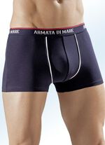 Viererpack Pants mit Zierpaspeln, uni 