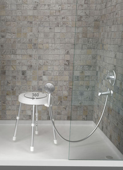 Höhenverstellbarer Duschhocker 