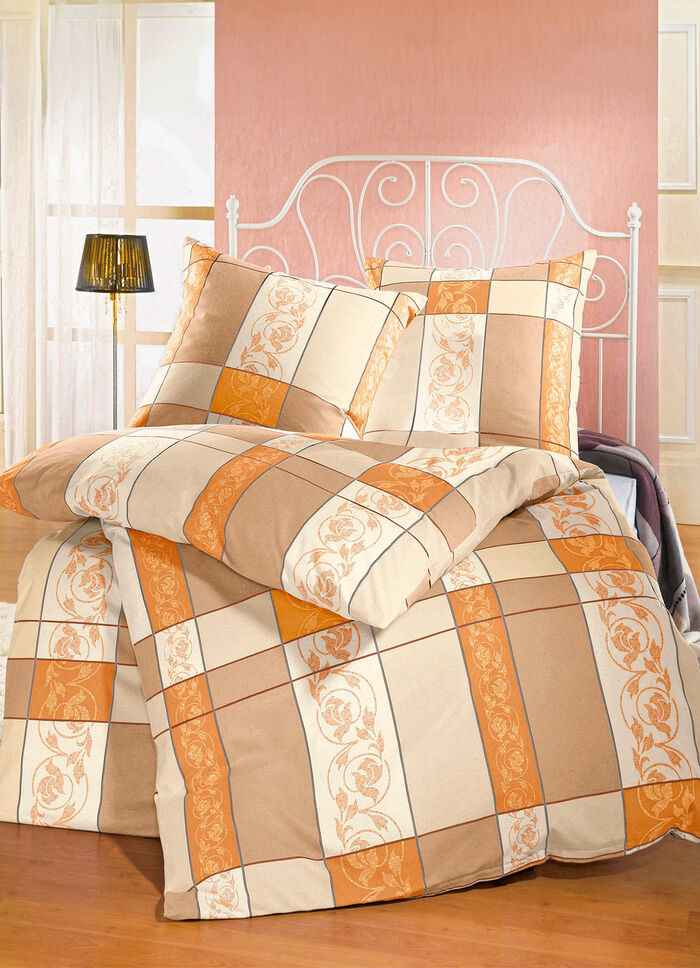 Bettwäsche-Garnitur in 2 hochwertigen, bügelleichten Qualitäten TERRA