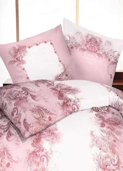 B&uuml;gelleichte Bettw&auml;sche-Garnitur mit Rei&szlig;verschluss 