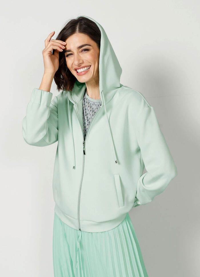 Sweatjacke mit Kapuze 