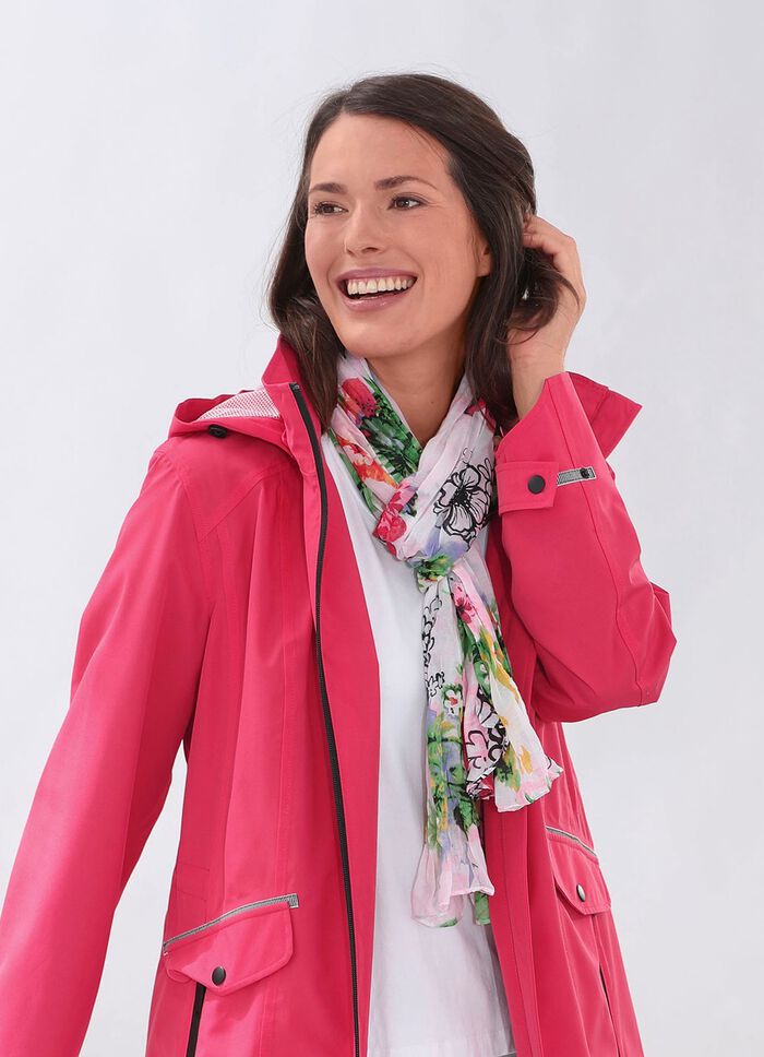 Schal mit raffiniertem Obstdessin 