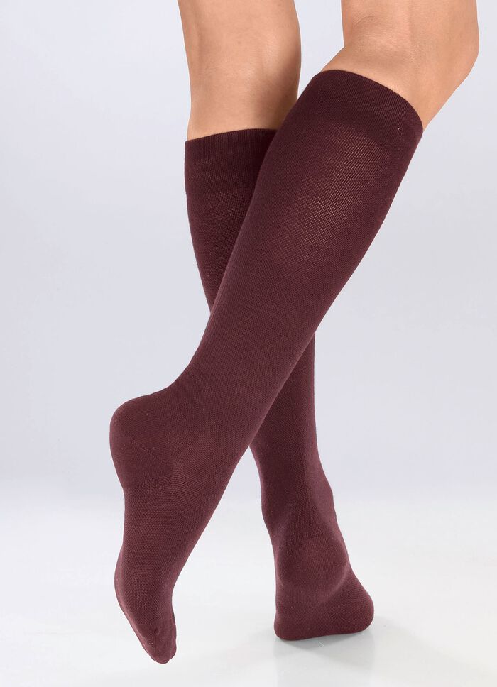 Dreierpack Kniestr&uuml;mpfe mit St&uuml;tzfunktion 