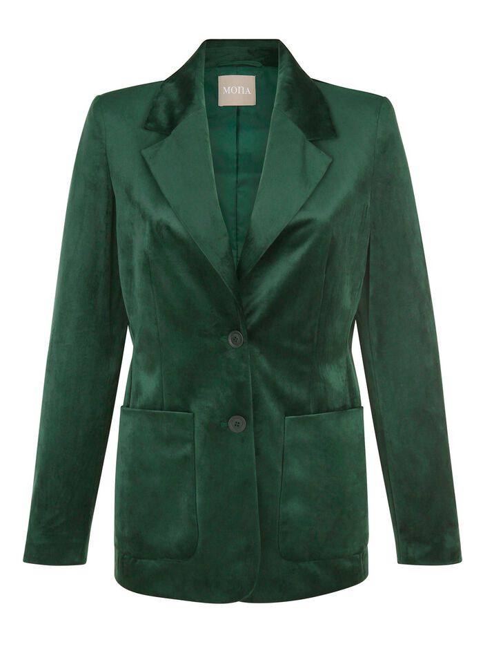 Blazer mit Reverskragen 