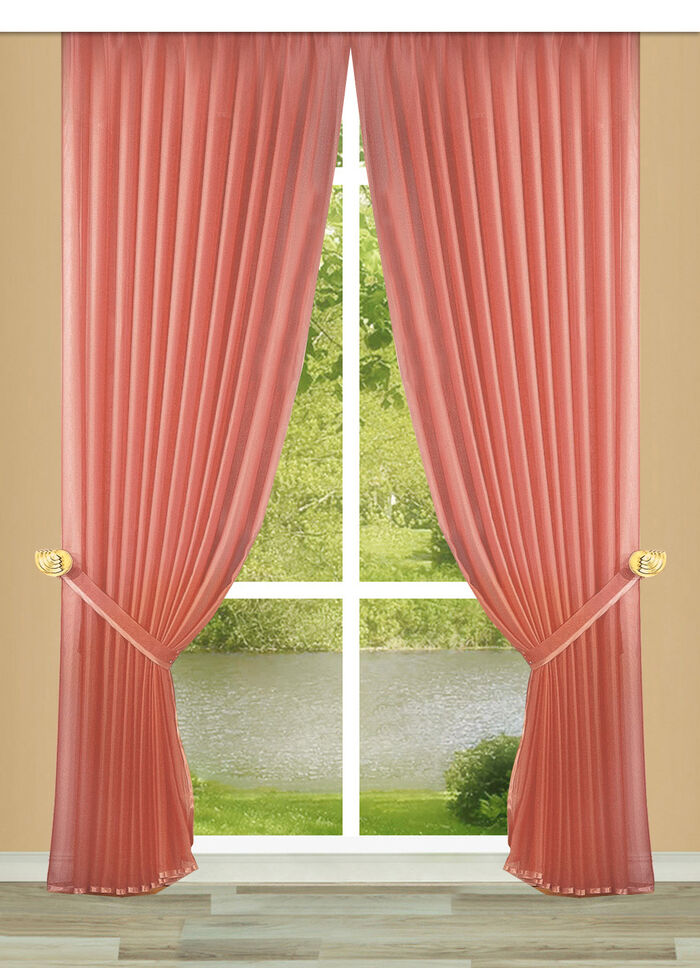 Seitenschal-Garnitur mit Satin-Einfassband und Universalschienenband TERRA