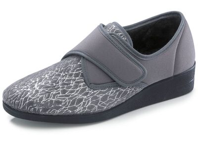 Laurina, klassische Damen-Klettschuhe, mit elastischem Samt 