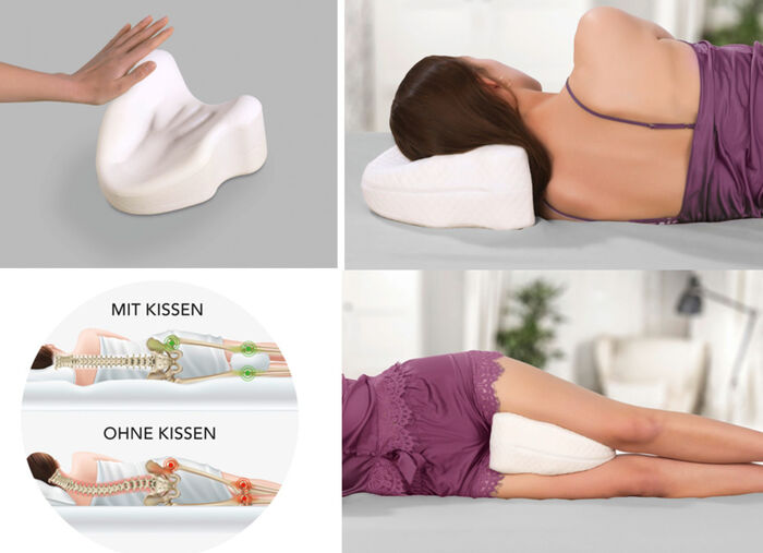 Kniekissen 2-in-1 f&uuml;r die ideale Druckentlastung 