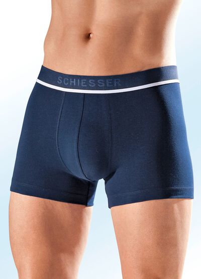 Schiesser Dreierpack Pants mit Elastikbund 
