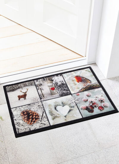 Fu&szlig;matte mit rutschemmender R&uuml;ckseite 