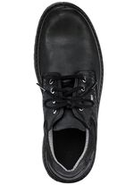 GINO GALANTE, atmungsaktive Herren-Schn&uuml;rschuhe, mit herausnehmbarem Fu&szlig;bett SCHWARZ