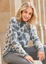 Pullover mit flauschigem Griff 