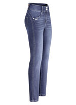 Shaping-Jeans in 4-Pocket-Form JEANSBLAU